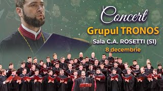 🔴 LIVE Grupul psaltic TRONOS  Concert de colinde la Palatul Parlamentului din București [upl. by Sauder]