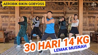 AEROBIK 30 HARI PENURUNAN BERAT BADAN 14 KG LEMAK MUSNAH [upl. by Elwaine139]