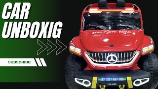 Battery Car Mercedes G 4x4 Jambo Unboxing amp Testing Remote control [upl. by Socrates]