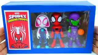 SpiderMan Toy Collection Unboxing  Spidey and His Amazing Friends Review [upl. by Vitalis]