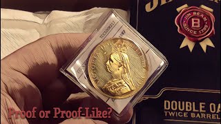 4k Showcase 1887 Proof or Prooflike 5 Sovereign served with Jim Beam Double Oak [upl. by Delamare]