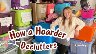 Declutter the Hoarded Basement  Mindset of Hoarding Disorder [upl. by Leinehtan]