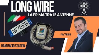 RADIOAMATORILong Wire la prima antenna radio radioamatoriantenna scienzetechnologyhamradio [upl. by Horan]