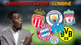 Pronostic foot  Mes 04 pronostics football en combiné du weekend [upl. by Erv752]