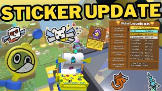 NEW Sticker Update Bee Swarm Simulator  Sticker Seeker  More [upl. by Drucie]