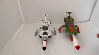 Vintage 1978 Dinky Toys 351 Gerry Andersons UFO Shado Interceptor Diecast Space Vehicle Comparison [upl. by Onitnelav]