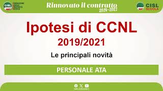 5 PERSONALE ATA CCNL 2019 21 [upl. by Ahsina19]