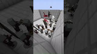 2 Iron Golem VS 200 Pillager EPIC Battle gaming minecraft [upl. by Dnomayd]