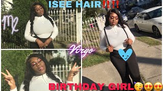 ISEE HAIR REVIEW HOW I DID MY HAIR FOR MY BIRTHDAY🥵🥵🥳 [upl. by Ateuqal111]