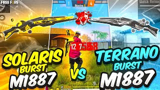 Solaris Burst M1887 Vs Terrano Burts M1887  Two Best New M1887 Skins  Garena Free Fire [upl. by Fernandez]