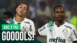 GOLS  UNIÃO ABC 0 X 4 PALMEIRAS  COPA SP 2024 [upl. by Kenric]