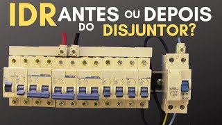 👉 IDR  Instalar ANTES ou DEPOIS do DISJUNTOR [upl. by Eittik118]