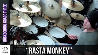 quotRasta Monkeyquot Rockschool Grade 3  Dunx Drum School [upl. by Jolyn]