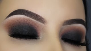 Classic Black Smokey Eye Tutorial [upl. by Linoel477]