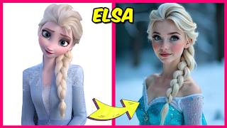 How FROZEN 1 amp 2 Movie Characters Look In Real Life  Guess The Voice Quiz  Favorite Foods amp More [upl. by Htebasile560]