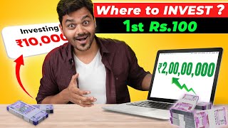 🤯 How to invest your First Rs100 in Share Market 🔴 Live Demo  What is INDEX FUND  TS [upl. by Livi53]