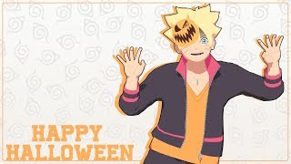 MMD NARUTO  Happy Halloween  Boruto  DL [upl. by Hillel]