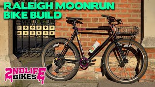 Building A Raleigh Moonrun Commuter  restored mod retro bike build vintage MTB restoration [upl. by Kerwin607]