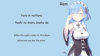 Wishing Lyrics  Remminase inori  ReZero [upl. by Portland]