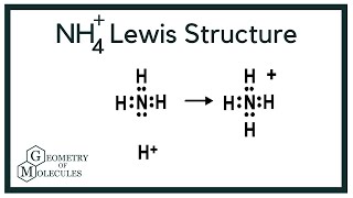 NH4 Lewis Structure Ammonium Ion [upl. by Lugo]