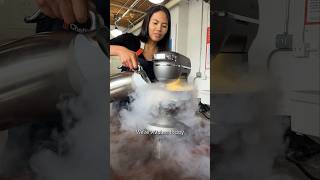 Ube Liquid Nitrogen Ice Cream [upl. by Nnylyram]