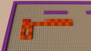 Snake Game with LEGO 1 [upl. by Lalad]