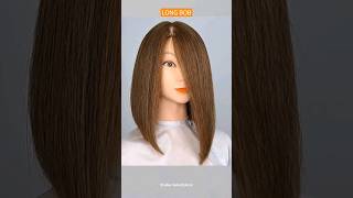 LONG BOB HAIRCUT haircuttutorial shortvideo bobhaircut modelrambut [upl. by Asillim]