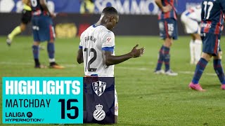 Resumen de SD Huesca vs RCD Espanyol 11 [upl. by Nesline]