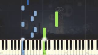 Resting Grounds  Hollow Knight Piano Tutorial Synthesia [upl. by Albertson]