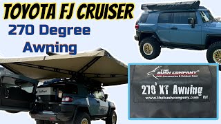 The Bush Company’s 270 degree free standing awning on my FJ Cruiser [upl. by Waxman]