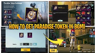 HOW TO GET PARADISE TOKEN IN BGMI  PARADISE TOKEN EXCHANGE EVENT  BGMI 31 UPDATE EVENT [upl. by Ssur187]