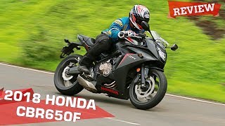 2018 Honda CBR650F Review  The most practical quotsuperbikequot  ZigWheelscom [upl. by Aicilla944]