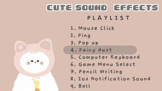 Cute Sound Effects for Editing  No copyright [upl. by Varian865]