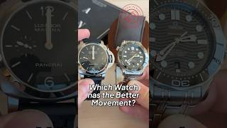 Which watch movement is better Omega’s venerated CoAxial 8800 or Panerai’s workhorse P9000 [upl. by Aissenav]