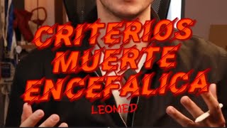 Criterios muerte encefálica [upl. by Inatsed109]