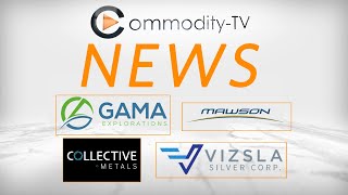 Mining News Flash with Collective Metals Vizsla Silver Mawson Gold and Gama Explorations [upl. by Durno]