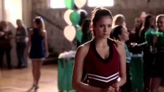 Vampire Diaries  4x16 Elena bites a cheerleader  Bring It On [upl. by Enawd]