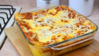 COMO HACER LASAGNA LASAÑA MUY FACIL  Recién Cocinados [upl. by Dobson484]