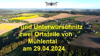 Oberwürschnitz und Unterwürschnitz zwei Ortsteile von Mühlental [upl. by Rellia]