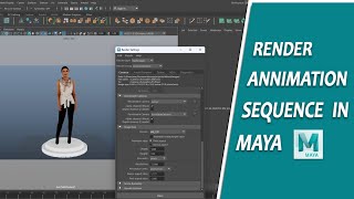 How To Render Animation Sequence in Maya  Maya Tutorial  Arnold Render [upl. by Witha192]