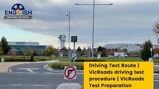 Driving Test Route  VicRoads driving test procedure  VicRoads Test Preparation [upl. by Gall]