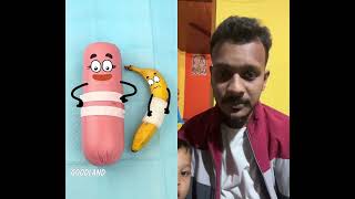 mukbang cartoon banana 🍌 shortvideos trending ￼ [upl. by Marlyn]