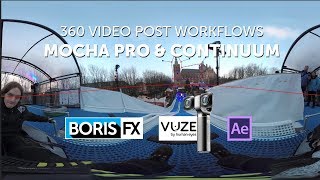 360 Video Post Tutorial Boris FX and Vuze XR [upl. by Nogam]