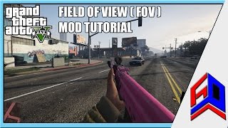 GTA V PC TUTORIAL  FOV MOD Field of View MOD [upl. by Bushey261]