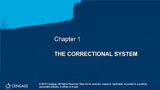 Chapter 01 LECTURE ON THE CORRECTIONAL SYSTEM [upl. by Hedley]