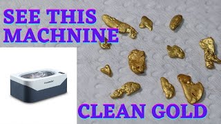 How to clean gold nuggets [upl. by Hamlet]