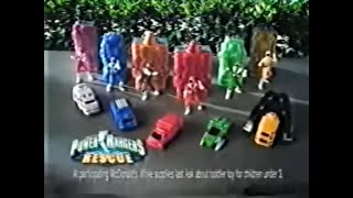 Power Rangers Lightspeed Rescue Mcdonalds Toy Commercial [upl. by Stegman]