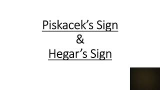 Piskacek’s Sign  Hegars Sign  Important Obstetrics Signs [upl. by Trotter]