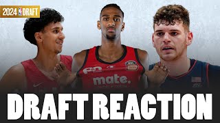 2024 NBA Draft Reaction  The Lottery [upl. by Eiclud]