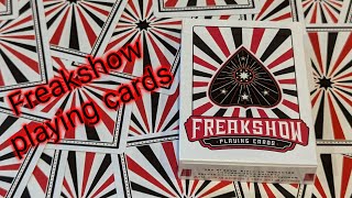 Daily deck review ay 322  Freakshow playing cards [upl. by Holladay]